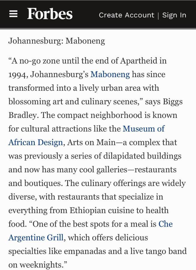 Stunning Maboneng Precinct Studio Apartment At 12 Decades Building جوهانسبورغ المظهر الخارجي الصورة